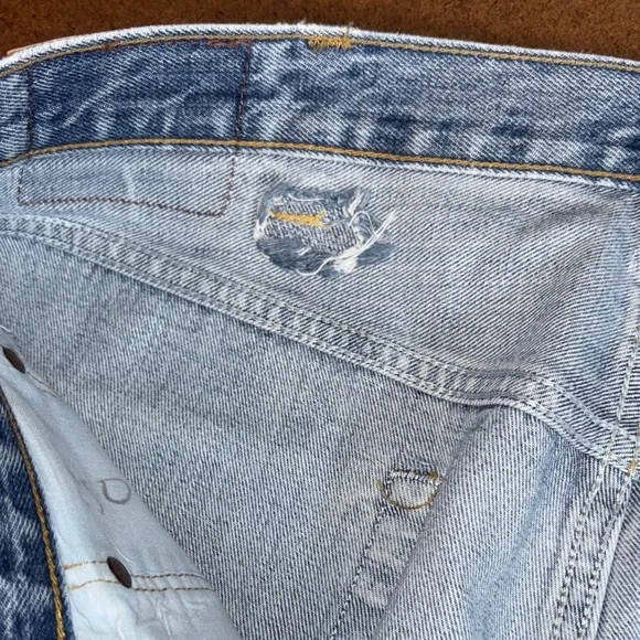 Levi's 501 Men's Straight Jeans in Medium Blue 40x34 - Picture 11 of 14